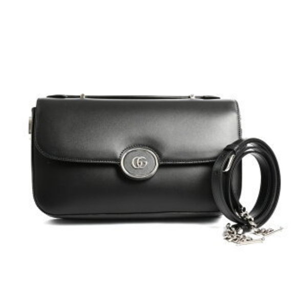 Gucci GG Shoulder Bag Black - Picture 1 of 8